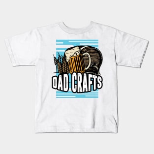 Beer Lover Dad Crafts - Glass Craft Beer Drinker Kids T-Shirt